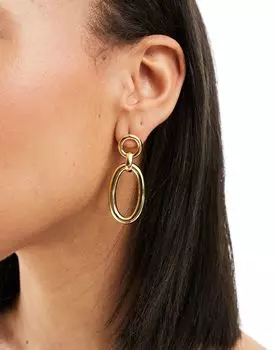 Золотые серьги-кольца Petit Moments Genoa