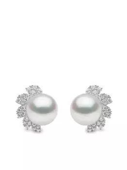 Золотые серьги Trend с бриллиантами Yoko London, серебяный