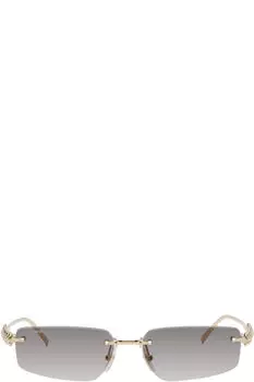 Золотые солнцезащитные очки Clash de Cartier