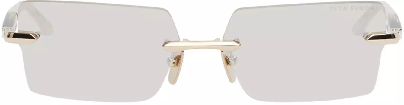 Золотые солнцезащитные очки Eymori Dita