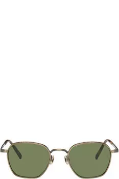 Золотые солнцезащитные очки M3101 Matsuda