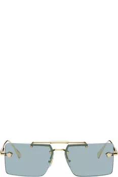 Золотые солнцезащитные очки Medusa Glam Versace