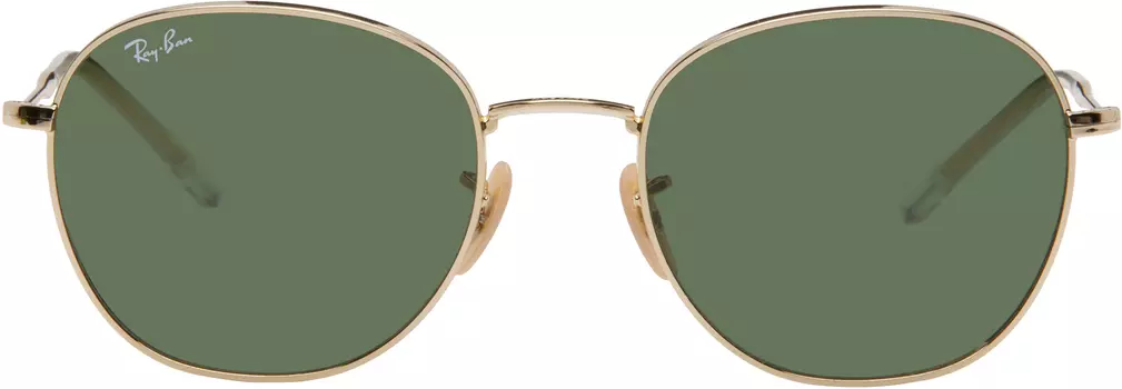 Золотые солнцезащитные очки RB3809 Ray-Ban