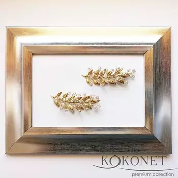 Золотые свадебные украшения FREYA Kokonet