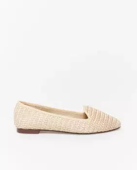 Золотые тапочки крючком Sfera, золото