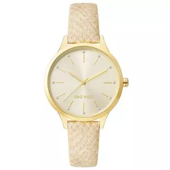 Золотые женские часы Nine West