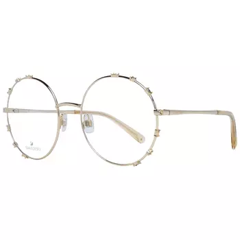 Золотые женские оптические оправа Swarovski