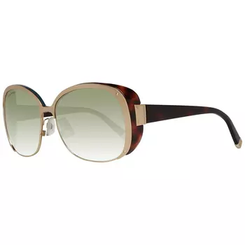 Золотые женские солнцезащитные очки Dsquared2
