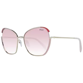 Золотые женские солнцезащитные очки Emilio Pucci