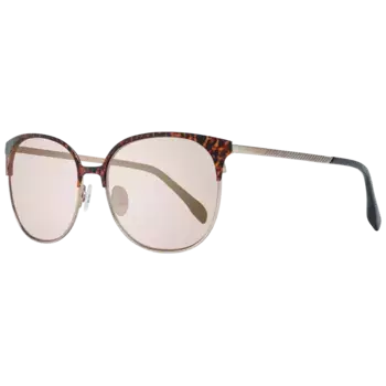 Золотые женские солнцезащитные очки Karen Millen