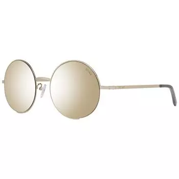 Золотые женские солнцезащитные очки Sting