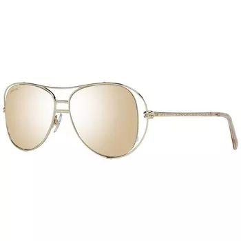 Золотые женские солнцезащитные очки Swarovski, золотой