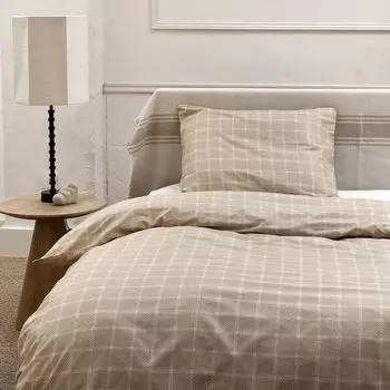 Золушка Брехт - Пододеяльник на молнии - Хлопок - 155x220 см - Натуральный Cinderella