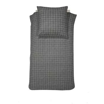 Золушка Брехт - Пододеяльник на молнии - Хлопок - 135x200 см - Антрацит Cinderella