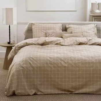 Золушка Брехт - Пододеяльник на молнии - Хлопок - 200x200 см - Натуральный Cinderella