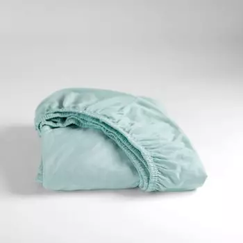 Золушка - простынь на подгонке (до 25 см) - трикотаж - 160х210/220 - минеральный Cinderella