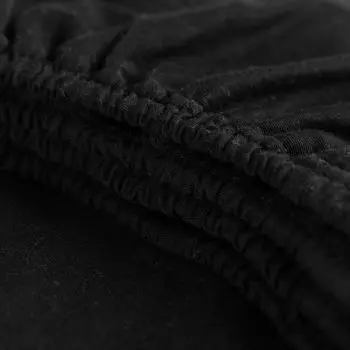 Золушка - простынь приталенная (до 25 см) - трикотаж - 90х200 см - черный Cinderella