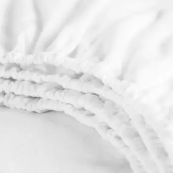 Золушка - Простыня Premium Molton Topper (до 15 см) - 90x210 - Белый Cinderella