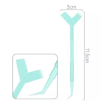 Зонд для лифтинга и ламинирования ресниц, двусторонний, бирюзовый Inna Marka