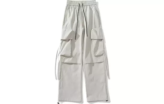 ZONEiD Брюки-карго унисекс, Бежевый/Серый