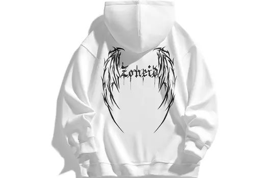 ZONEiD Толстовка унисекс, Белый