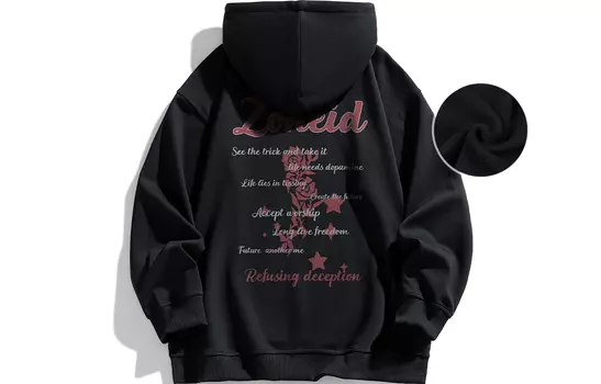 ZONEiD Толстовка унисекс, Бургундия