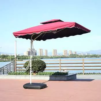 Зонт Jingdian Guangnian JDGN, квадратный зонт для двора, зонтик-банан, 60 л, резервуар для воды 258