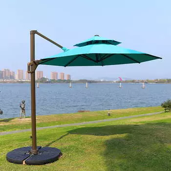 Зонт от солнца Jingdian Guangnian под открытым небом, цвет хаки, квадрат 2525 метров (с резервуаром для воды на 260 катетов)