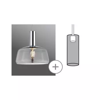 Зонт URail Neila 2Easy 230мм дымчатое стекло Paulmann