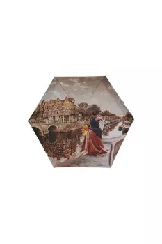 Зонт Y Not? складной, бежевый