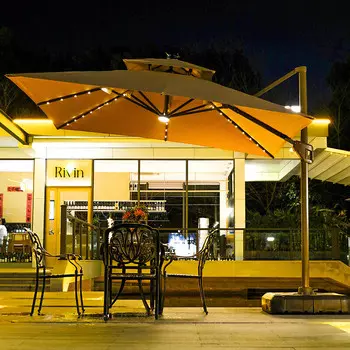 Зонтик во дворе Jingdian Guangnian, бордовый, квадратный, 2525 метров (с резервуаром для воды на 260 кошек)