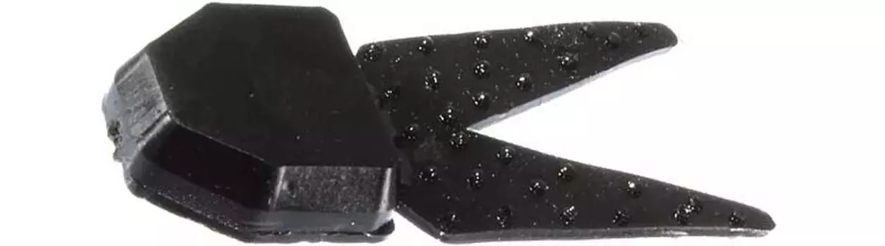 Zoom Bait Мягкая наживка с маленькими солеными кусками, черный