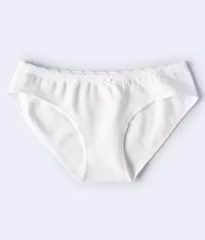 Зубчатый бесшовный хипстер Aeropostale, белый