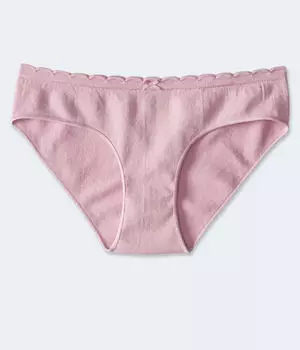 Зубчатый бесшовный хипстер Aeropostale, розовый