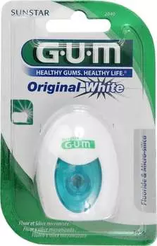 Зубная нить, 30 м Sunstar Gum OriginalWhite