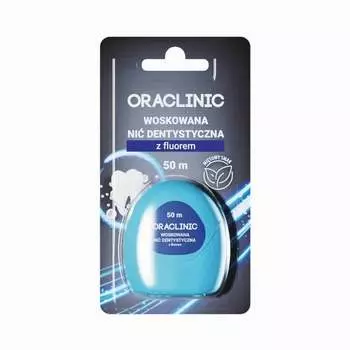 Зубная нить мятная с фтором, 50 мл Oraclinic
