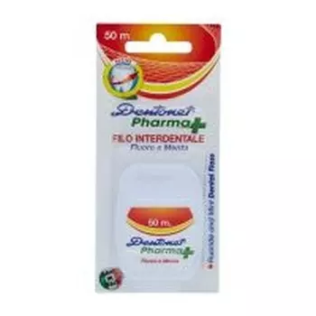Зубная нить с фторидом и мятой 50 м Dentonet Pharma