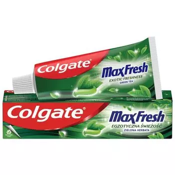 Зубная паста, 75 мл Colgate Max fresh exotic freshness green tea