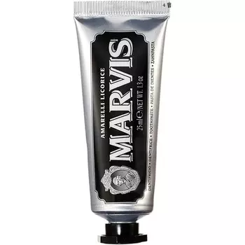Зубная паста Amarelli солодка и мята 25 мл — дорожный размер, Marvis