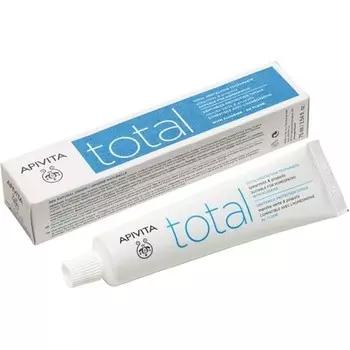 Зубная паста Apivita Natural Dental Care Total Protection 75 мл с прополисом и мятой