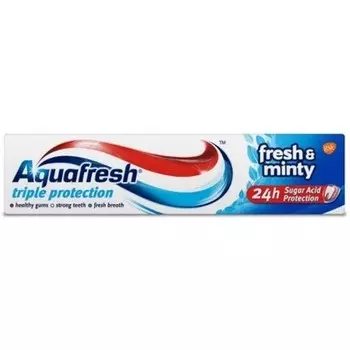 Зубная паста Aquafresh 75 мл Свежесть и мята Haleon Poland Sp. Z O.O