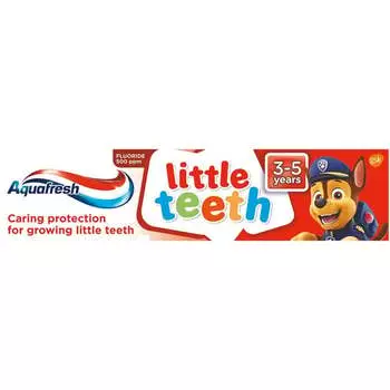 Зубная паста Aquafresh, Little Teeth Щенячий патруль 50мл, GSK