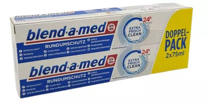 Зубная паста Blend-a-med EXTRA Frisch Clean 2x75 мл