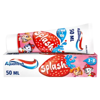Зубная паста для детей 3-8 лет, 50 мл. Aquafresh Splash