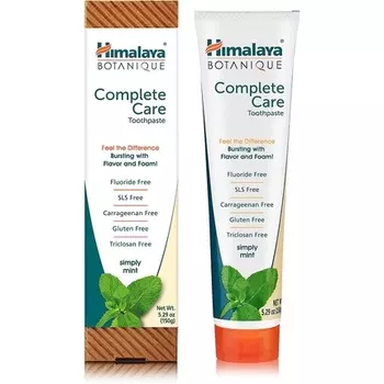 Зубная паста для комплексного ухода Botanique Simply Mint 150 г, Himalaya