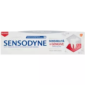 Зубная паста для отбеливания чувствительных зубов и десен, 75 мл, Sensodyne
