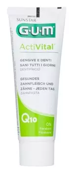 Зубная паста для полной защиты зубов освежающая дыхание G.U.M Activital Q10