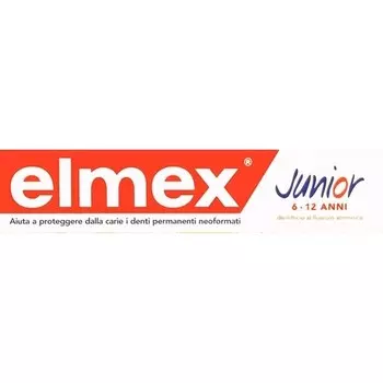 Зубная паста Elmex Junior 75 мл для детей 6-12 лет