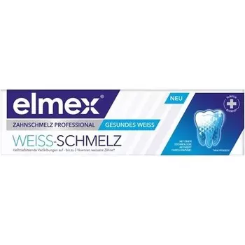 Зубная паста Elmex Professional White Enamel 75 мл - здоровый белый цвет, удаляет обесцвечивание, реминерализует эмаль