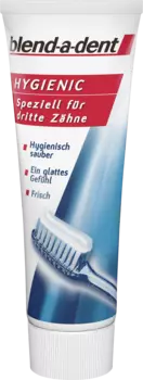 Зубная паста Гигиеническая специально для зубных протезов 75мл blend-a-dent
